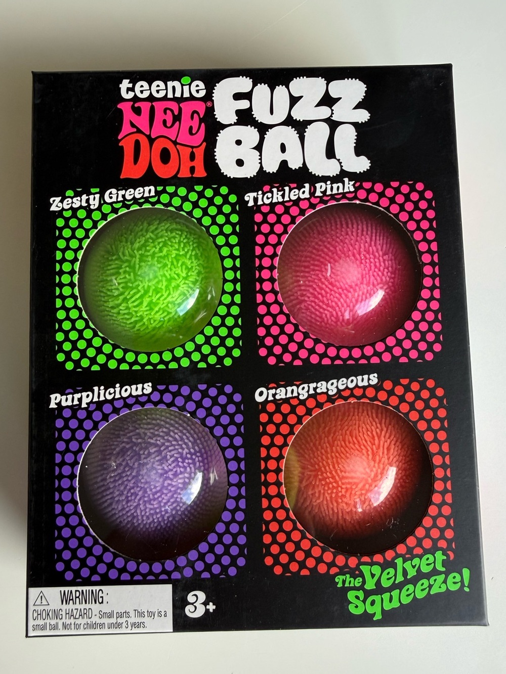 Needoh teenie fuzz ball set
